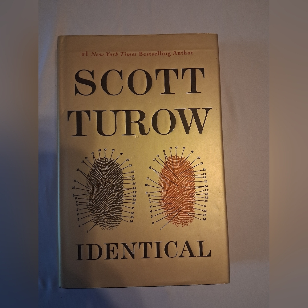 Scott Turow 'Identical' Hardcover Book